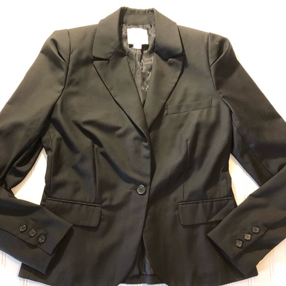 Aryn K ladies size medium black lined blazer - Picture 5 of 10
